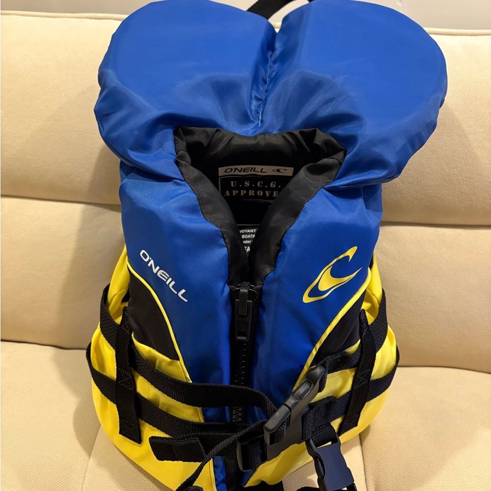 O'Neill infant superlite USCG approved life vest life jacket EUC 0-30lbs - Picture 2 of 7